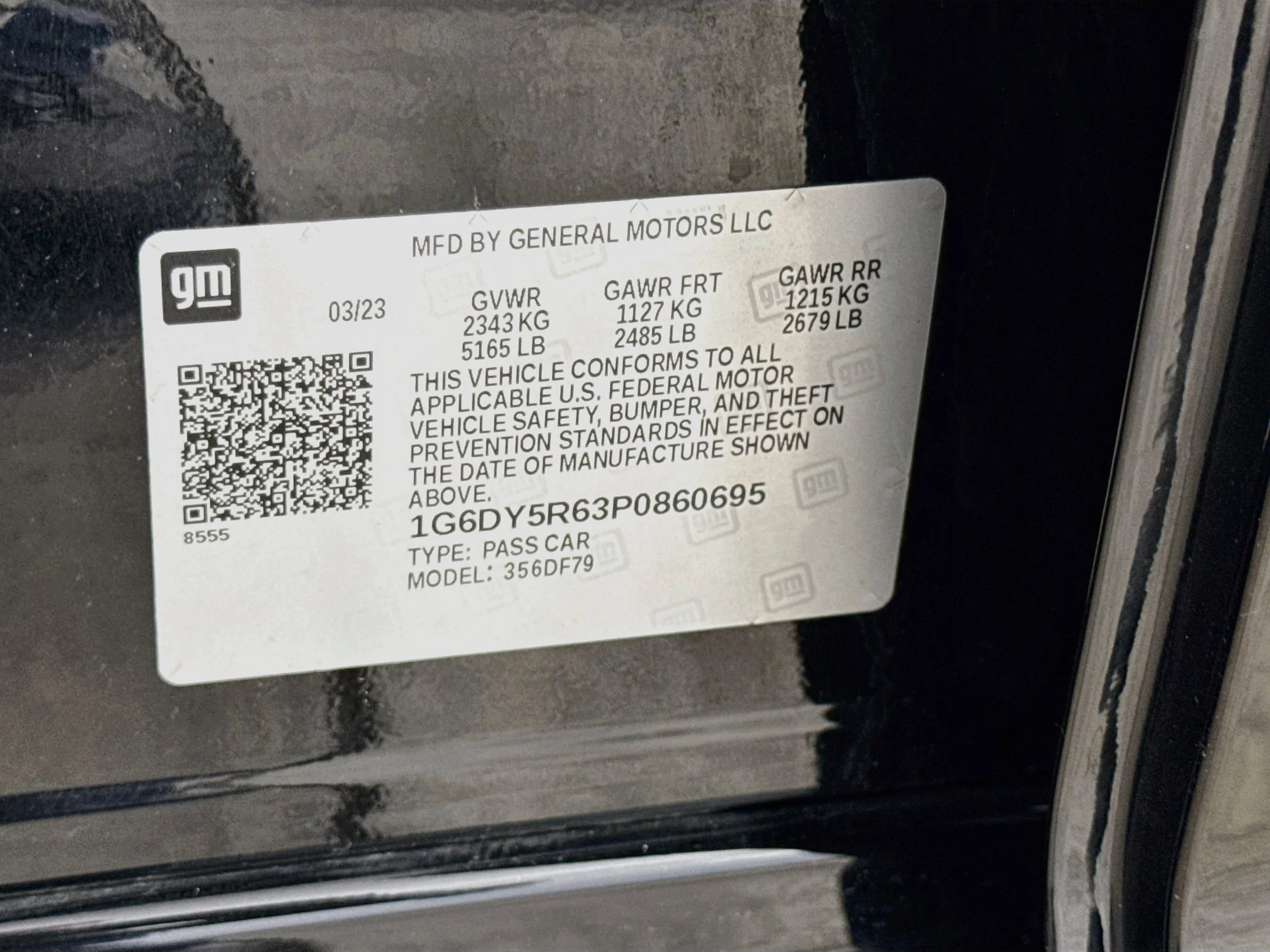 Used 2023 Black Raven Cadillac V-Series Blackwing image 35