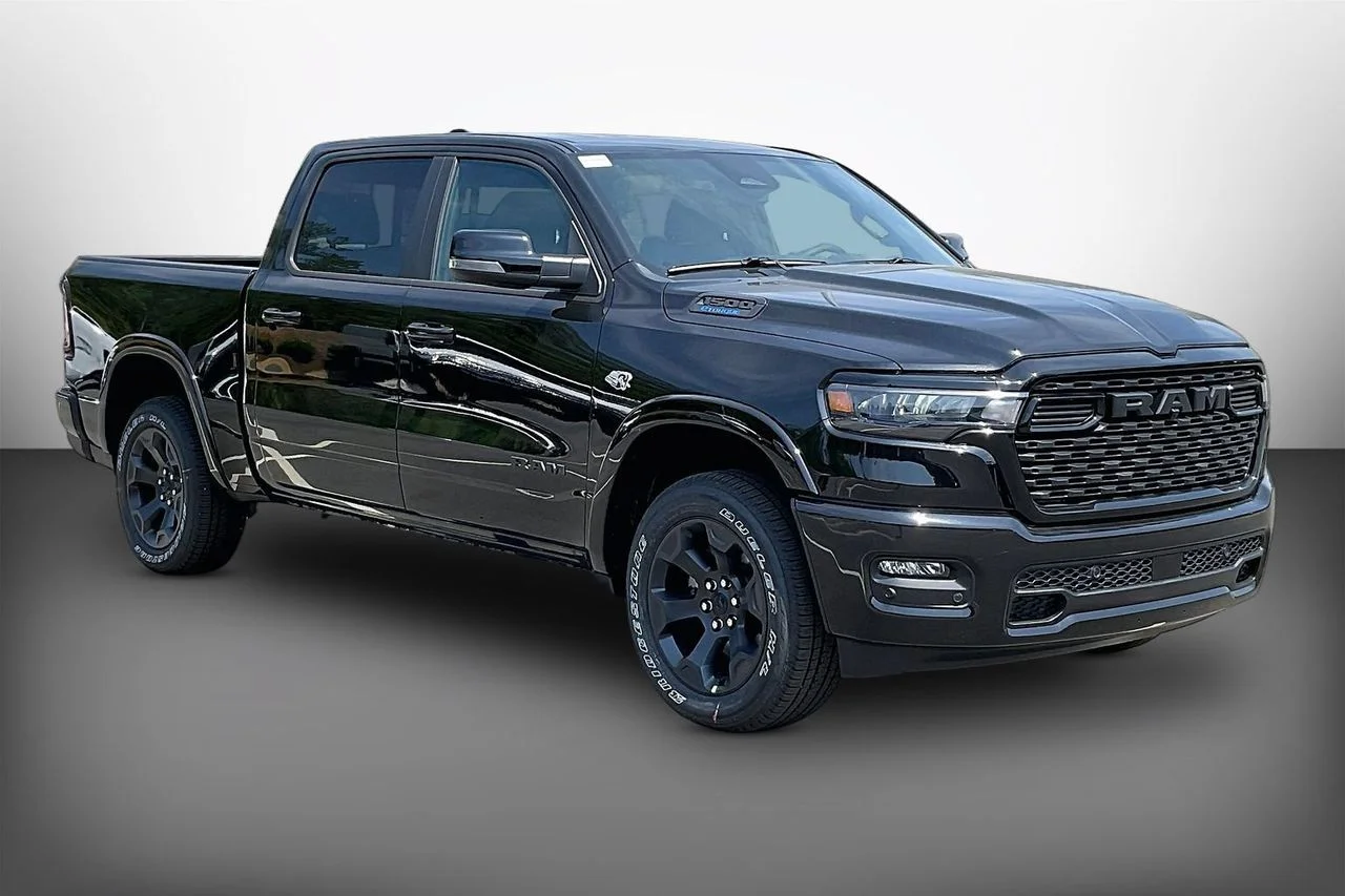 New 2026 Diamond Black Crystal Pearlcoat RAM Big Horn/Lone Star image 2