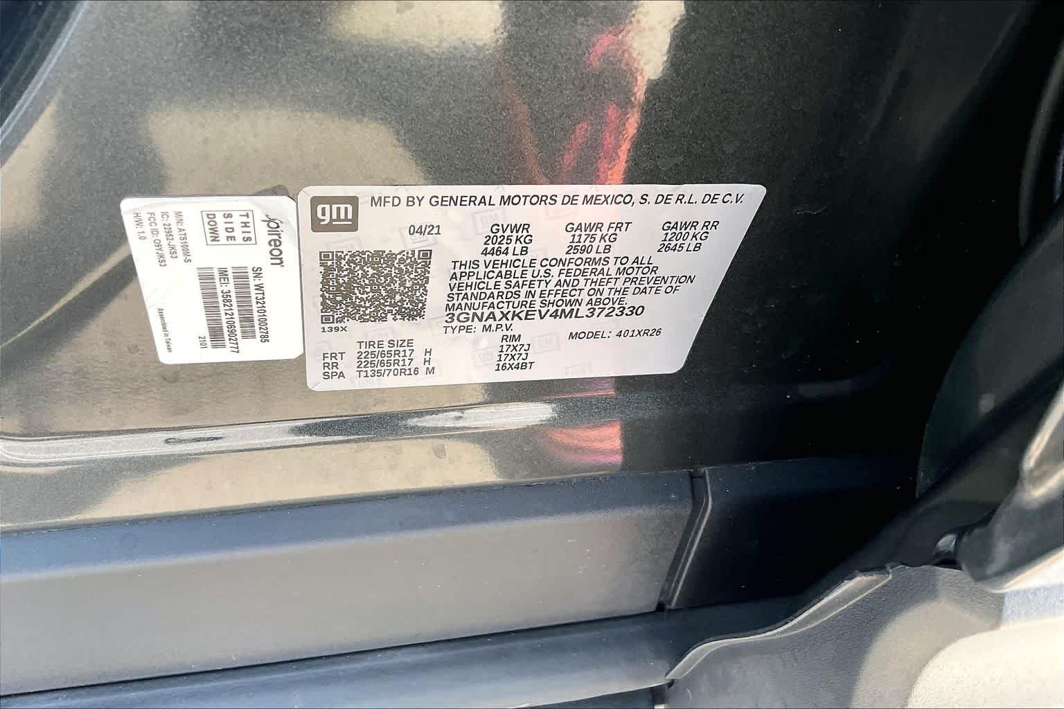 Used 2021 Nightfall Gray Metallic Chevrolet LT image 36