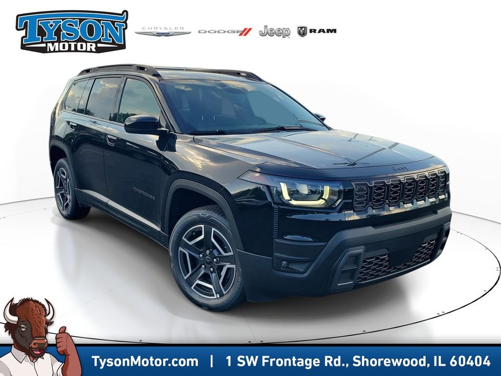New 2026 Diamond Black Crystal Pearlcoat Jeep Limited image 1
