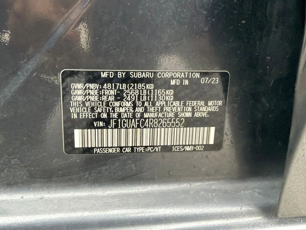 Used 2024 Magnetite Gray Metallic Subaru Sport image 14