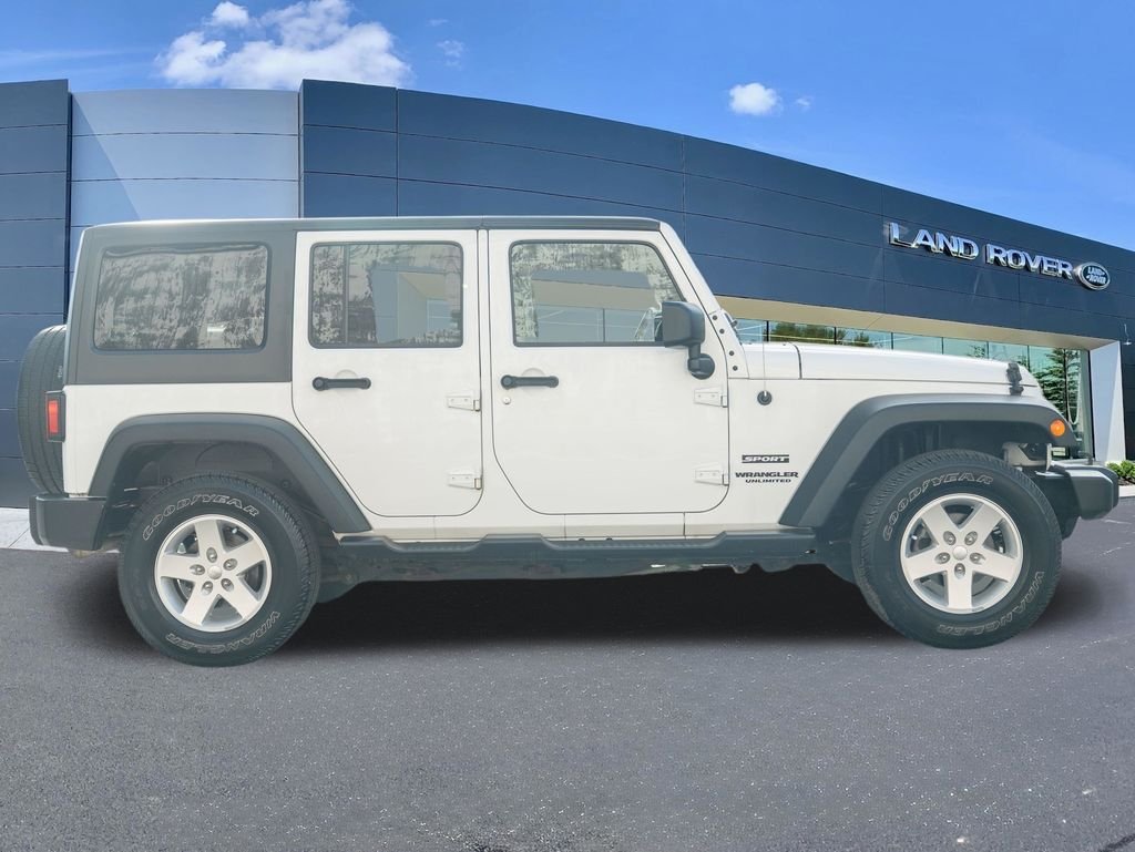 Used 2017 White Jeep Unlimited Sport image 8