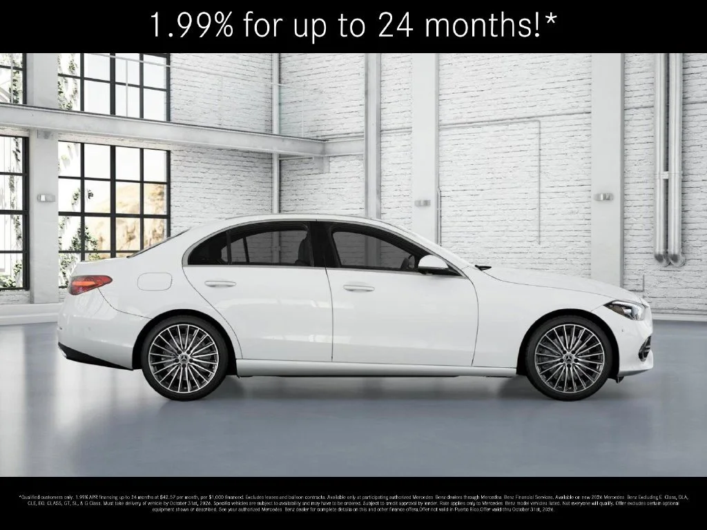 New 2026 Polar White Mercedes-Benz C 300 image 44