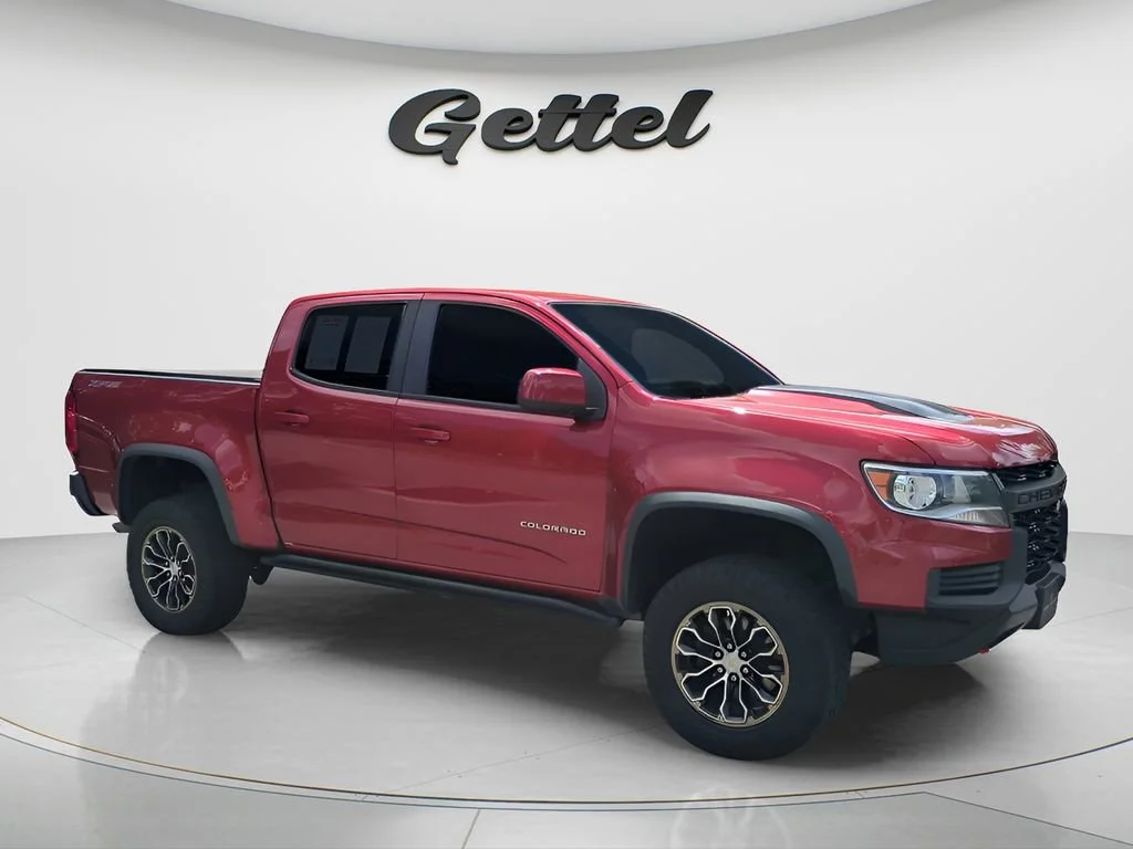 Used 2021 CHERRY RED TINTCOAT Chevrolet 4WD ZR2 image 3