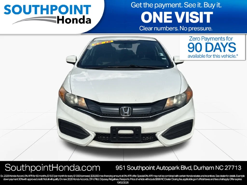 Used 2015 Honda Civic LX with VIN 2HGFG3B53FH518030 for sale in Durham, NC