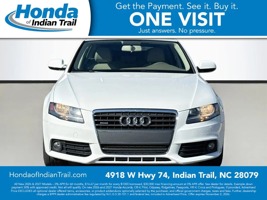 Used 2011 Audi A4 Premium with VIN WAUSFAFL2BA060760 for sale in Indian Trail, NC