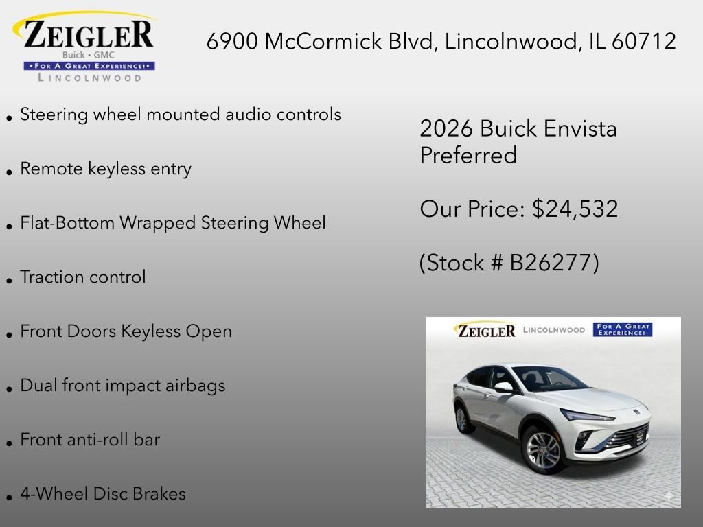 New 2026 Summit White Buick Preferred image 18