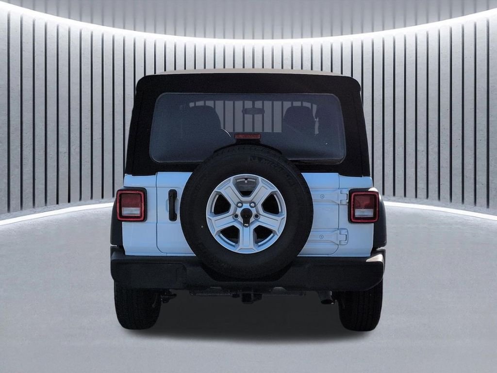 Used 2021 Bright White Clearcoat Jeep Unlimited Sport S image 6