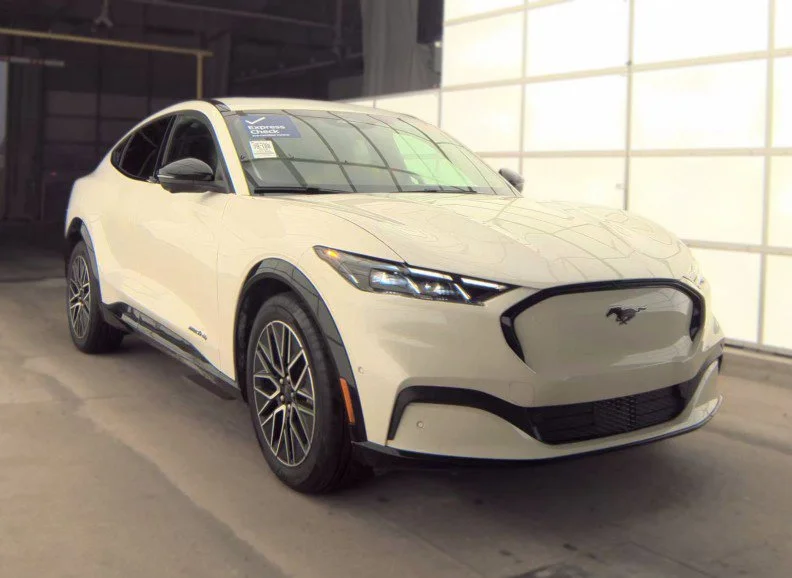 Used 2024 White Metallic Ford Premium image 1