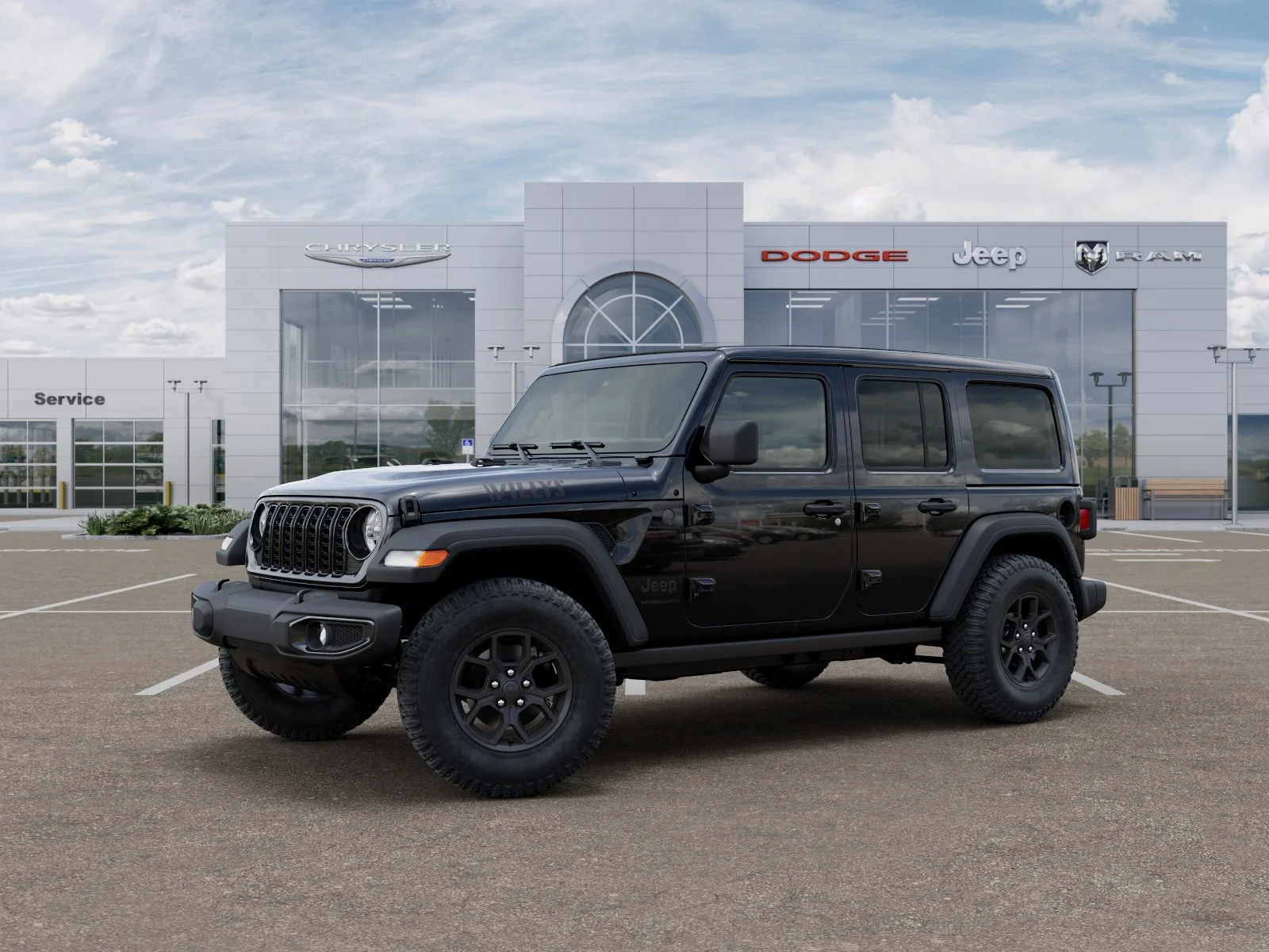 New 2026 Black Clearcoat Jeep Willys image 63