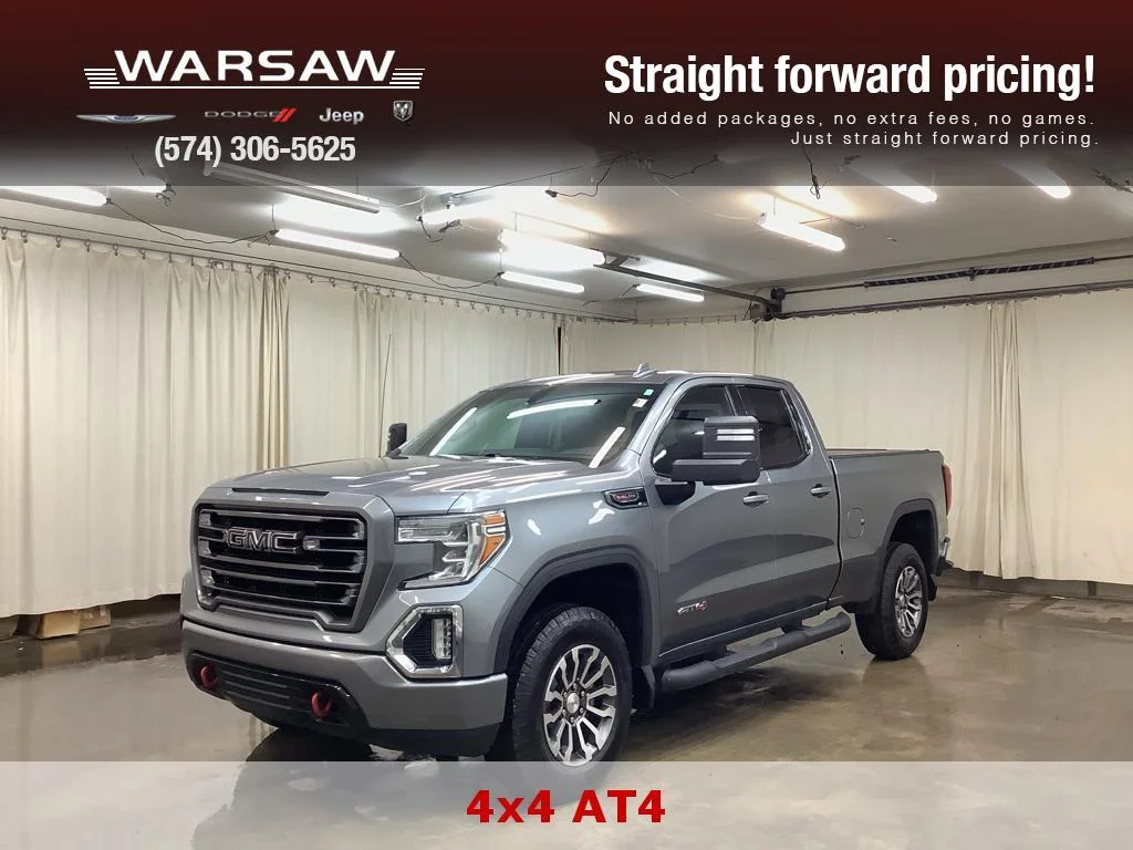 Used 2020 Satin Steel Metallic GMC AT4 image 1