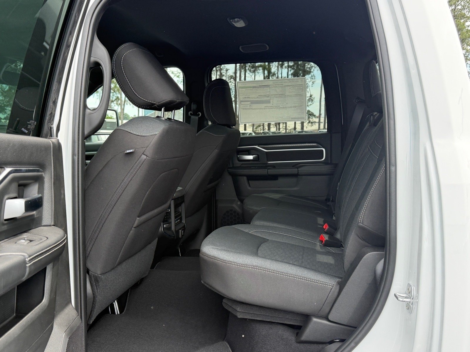 New 2026 Bright White Clear-Coat Exterior Paint RAM Big Horn Crew Cab 4x4 6