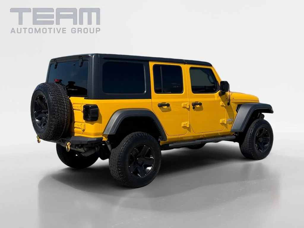 Used 2019 Yellow Jeep Unlimited Sport S image 7