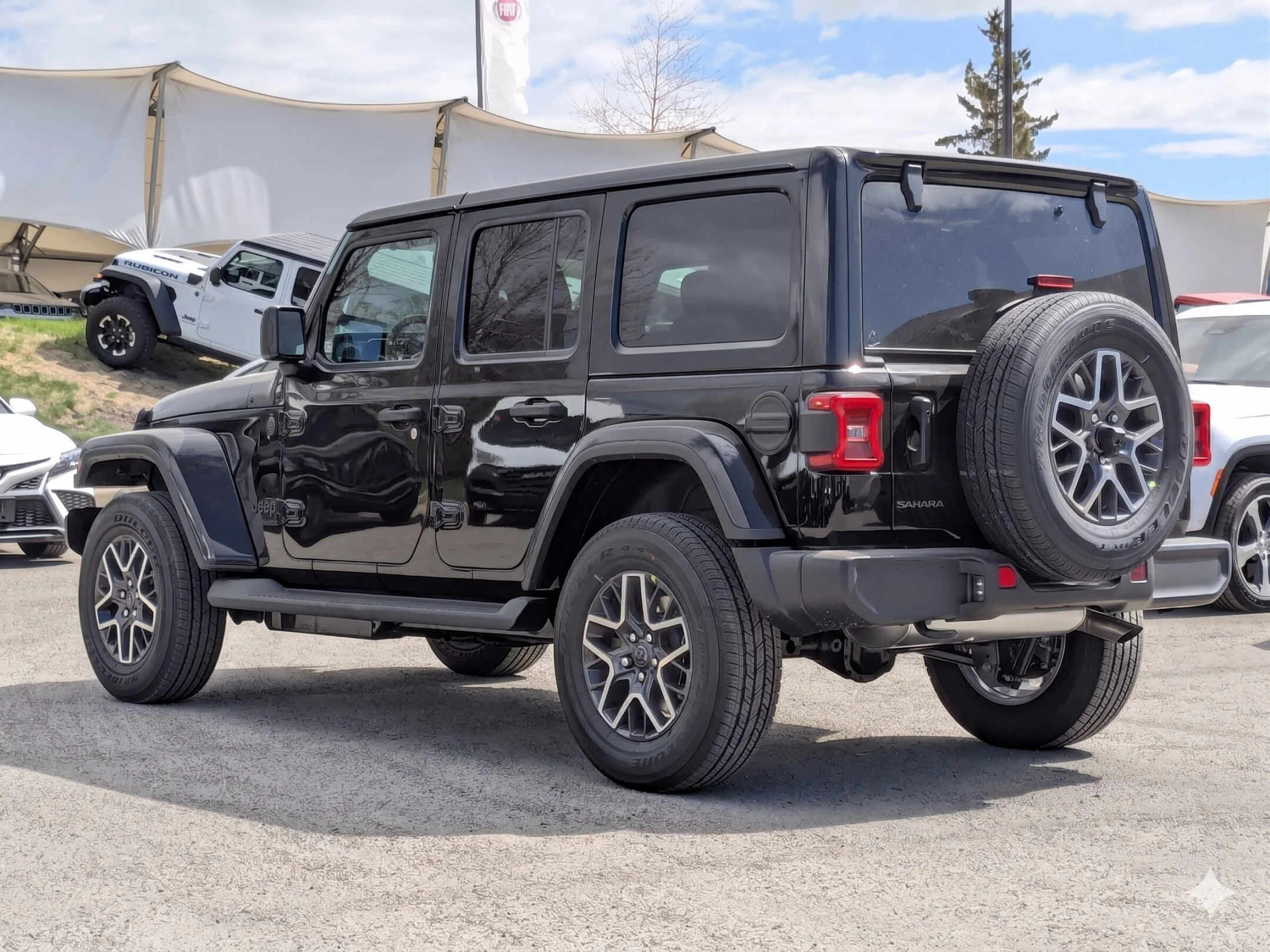 New 2026 Black Jeep Sahara - - Body-Color Hard Top - Side Steps - Remote Start - Adaptive Cruise & More! image 6
