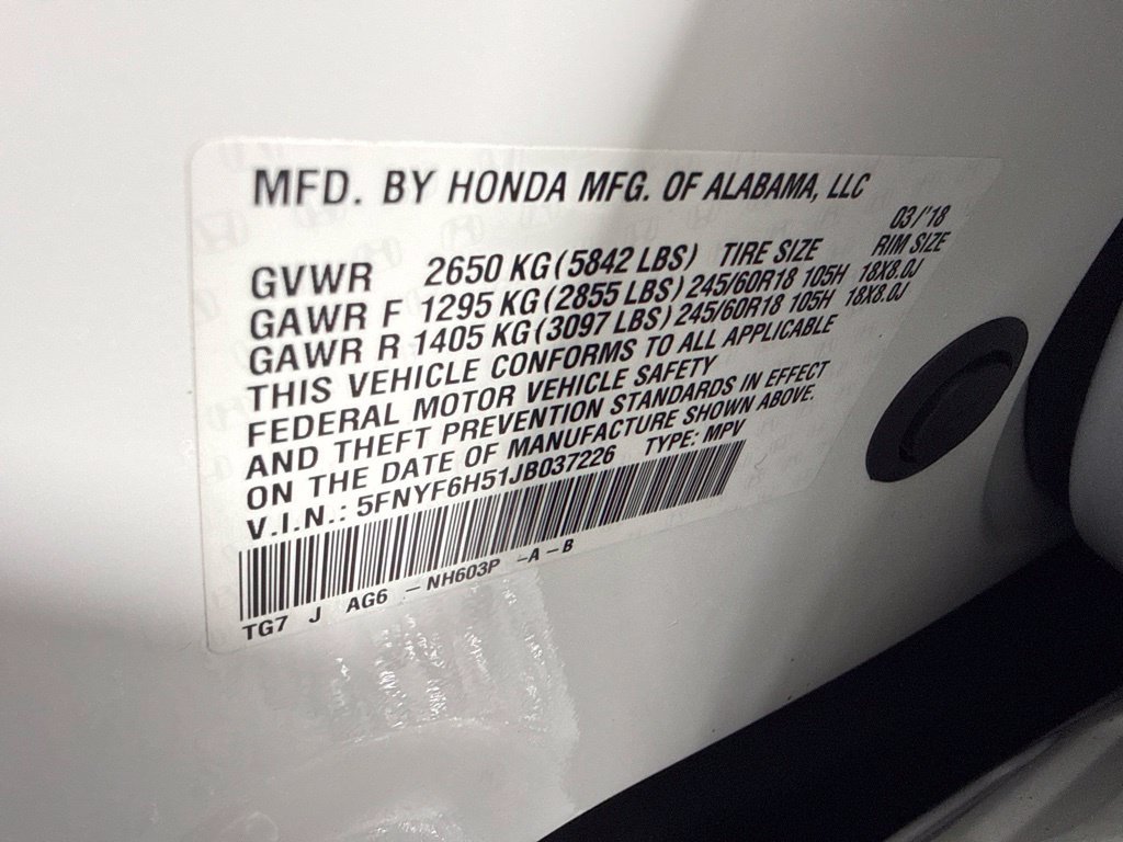 2018 Honda Pilot EX-L - Photo 19