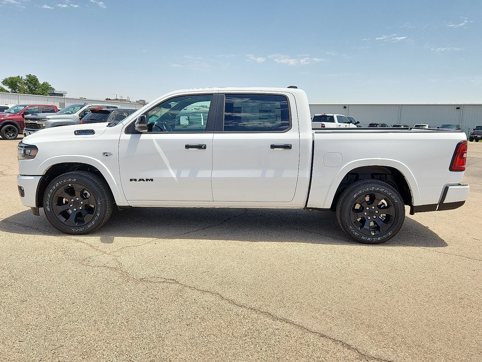 New 2026 Bright White Clear-Coat  Paint Ram LONE STAR CREW CAB 4X2 5