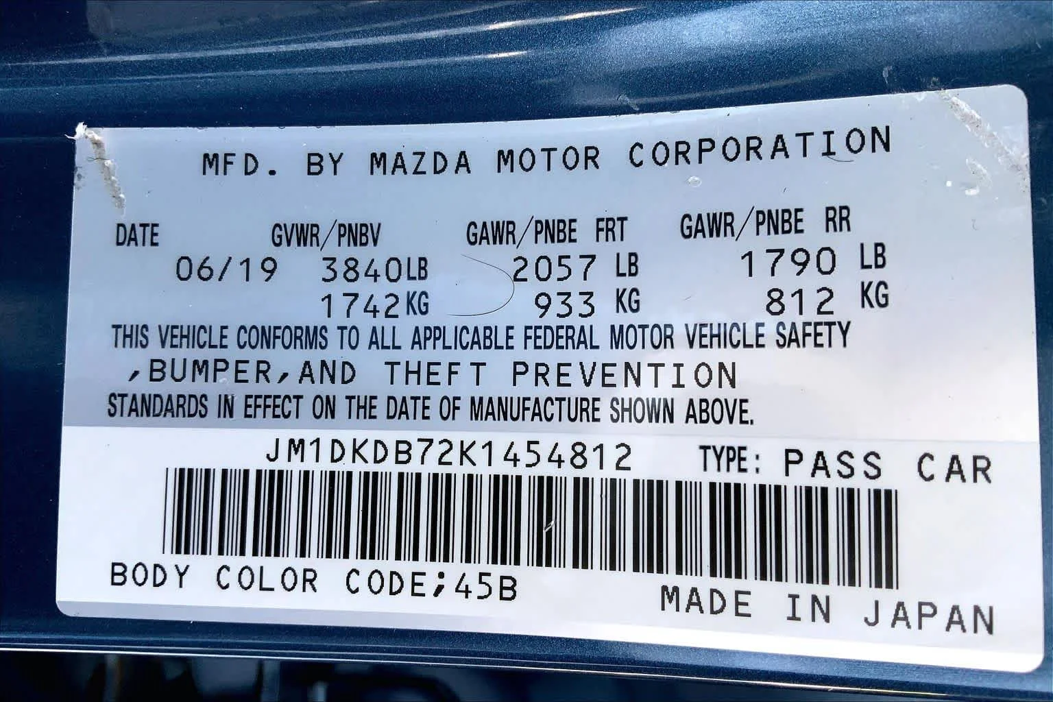 Used 2019 Eternal Blue Mica Mazda Sport image 34