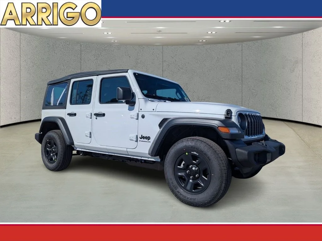 New 2026 Bright White Clear-Coat Exterior Paint Jeep Sport image 1