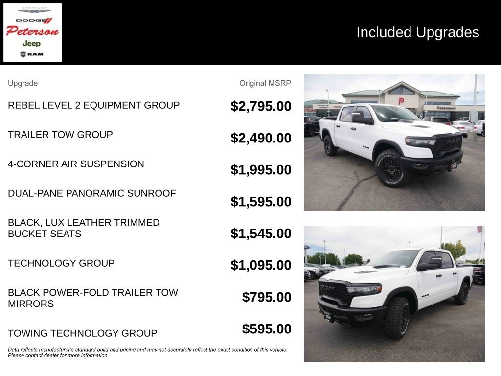 New 2026 Bright White Clear-Coat Exterior Paint RAM REBEL image 13