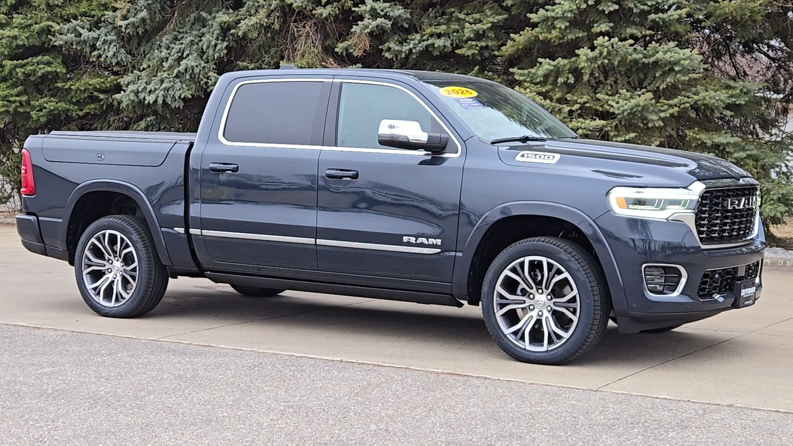 New 2026 Forged Blue Metallic Exterior Paint RAM Tungsten image 2
