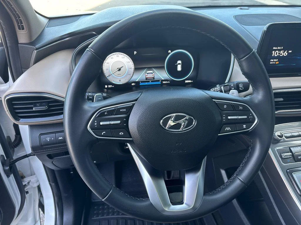 Used 2023 Serenity White Pearl Hyundai SEL AWD image 9