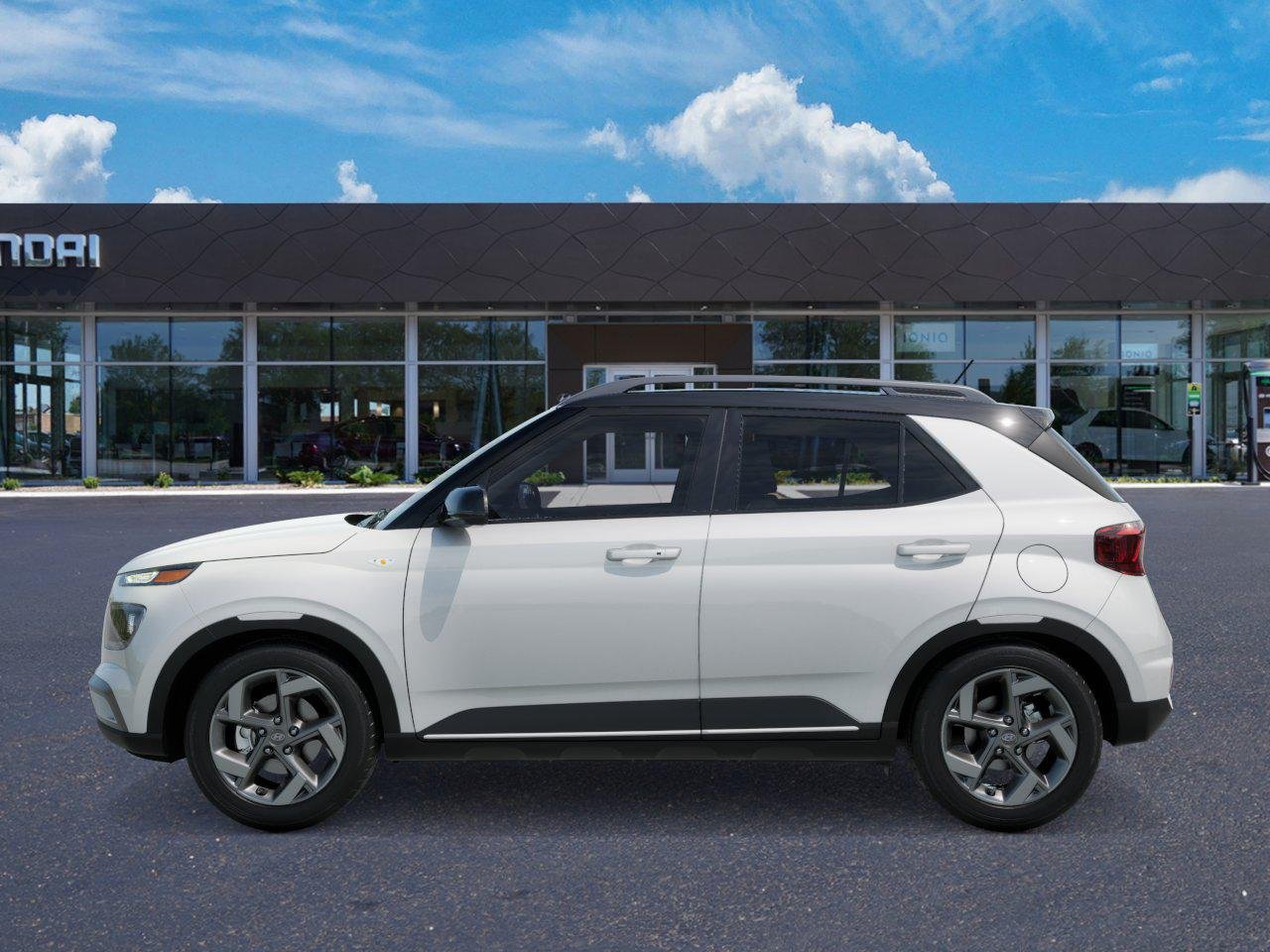 New 2026 Lunar White w/Black Roof Hyundai SEL image 3