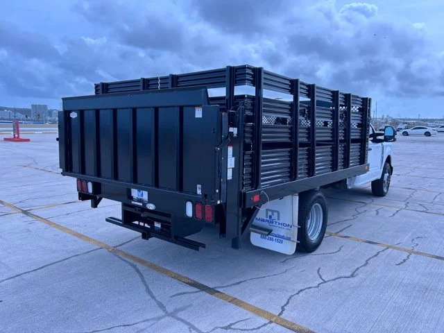 New 2025 OXFORD WHITE Ford XL 12ft Stakebed GVWR 14,000lbs w/Tommy Lift Gate image 5