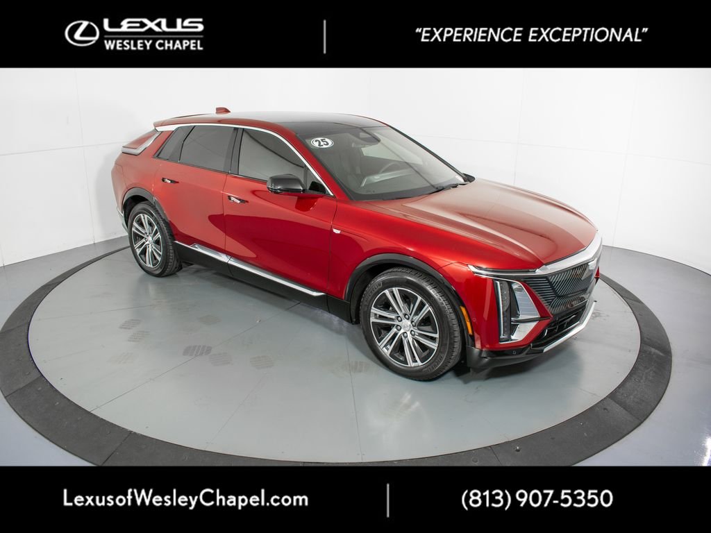 Used 2025 Cadillac LYRIQ Luxury 1 with VIN 1GYKPNRK9SZ308587 for sale in Wesley Chapel, FL
