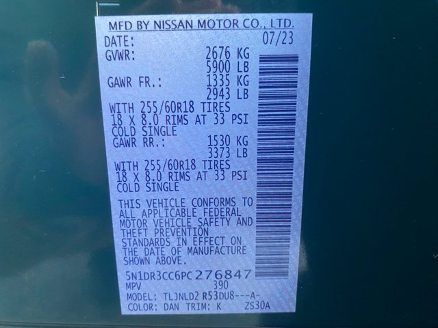 Used 2023 Green Pearl Nissan SL image 25
