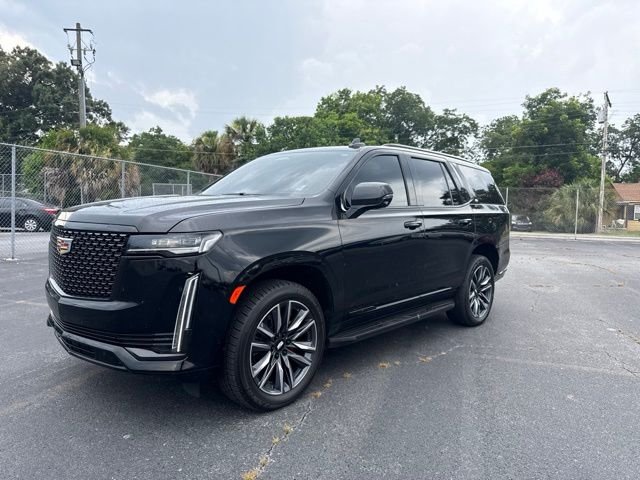 Used 2021 Black Cadillac Premium Luxury image 1