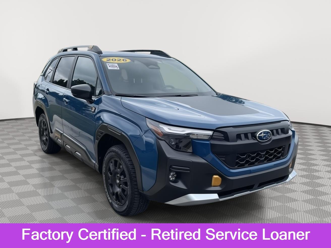 Used 2026 Geyser Blue Subaru Wilderness image 1