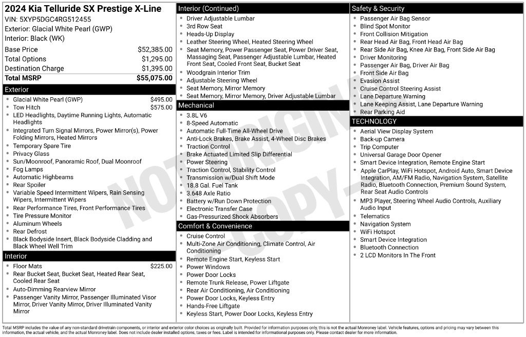 2024 Kia Telluride SX Prestige X-Line - Photo 25