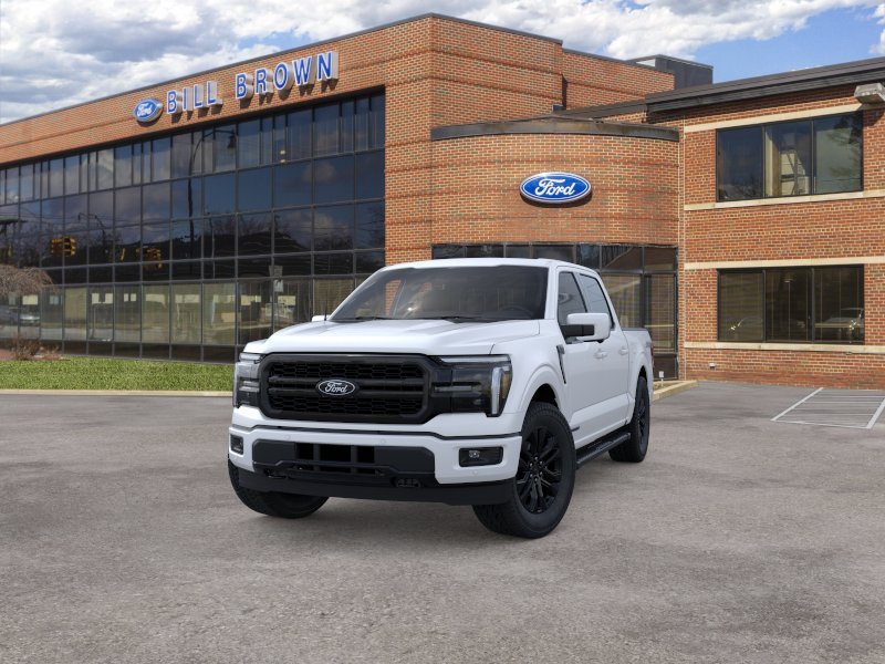 New 2026 Star White Metallic Tri-Coat Ford LARIAT image 2