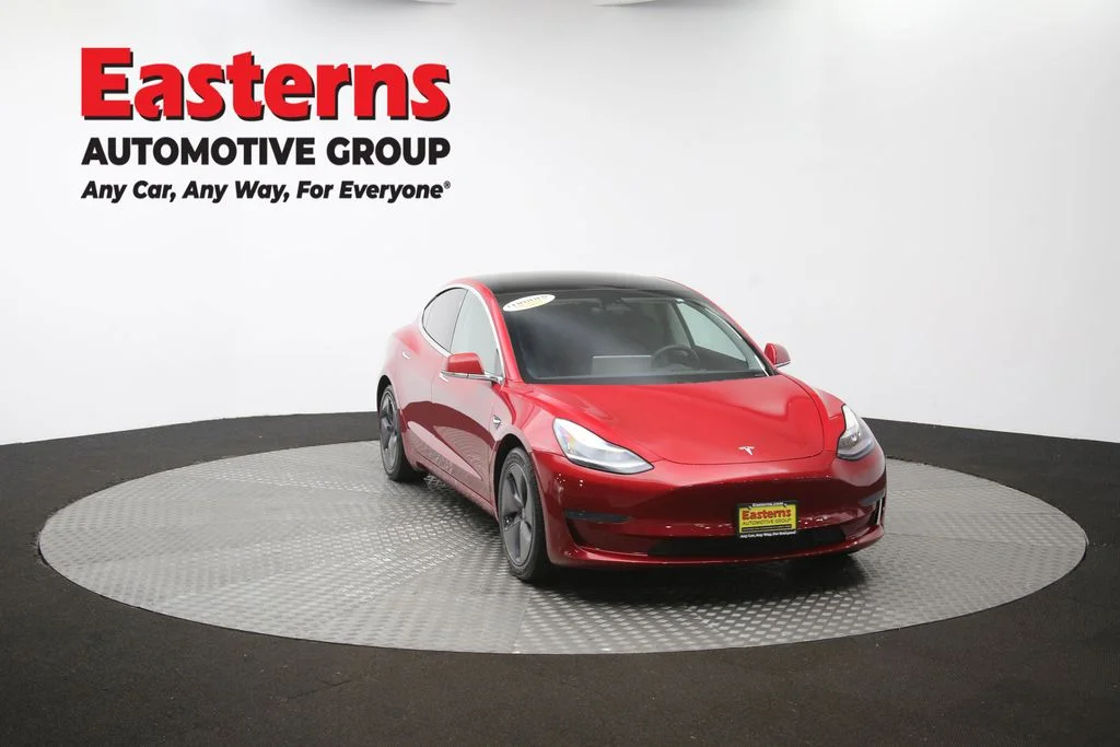Used 2020 Red Tesla Standard image 46