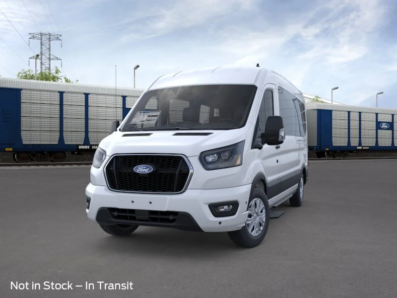 New 2026 Oxford White Ford Passenger Van XLT image 2