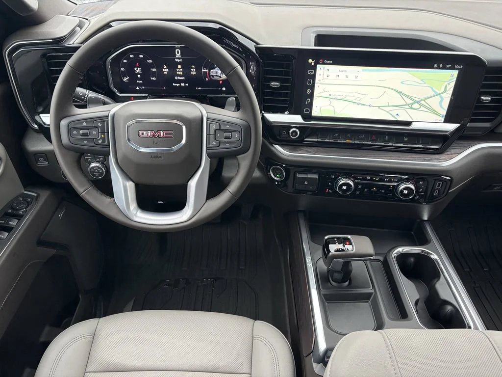 New 2026 Glacier White Tricoat GMC SLT image 3