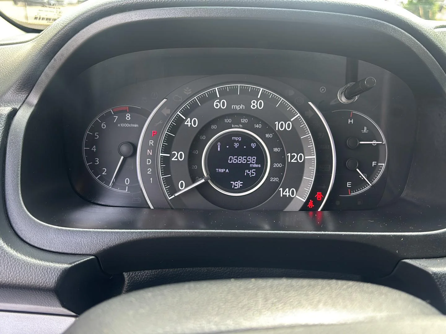 Used 2014 Crystal Black Pearl Honda LX image 3