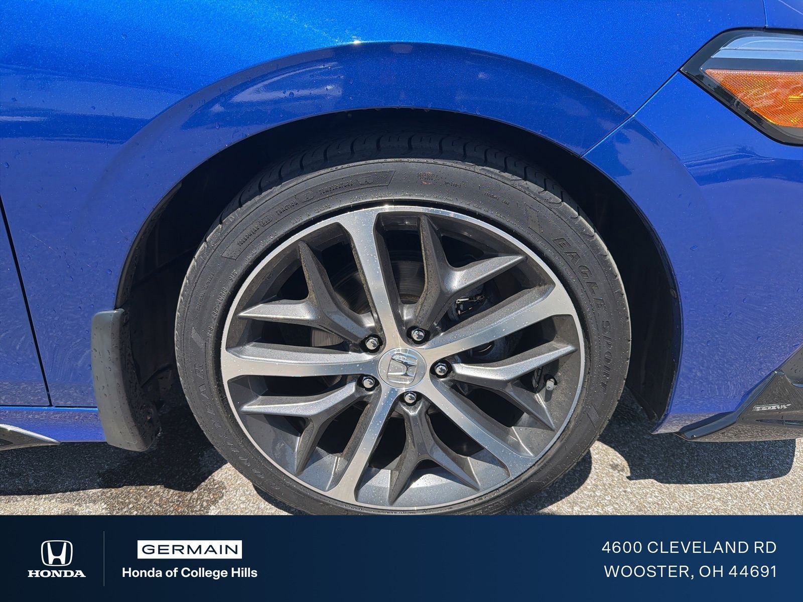 Certified Used 2023 Aegean Blue Metallic Honda 1.5T 4D TOURING image 4