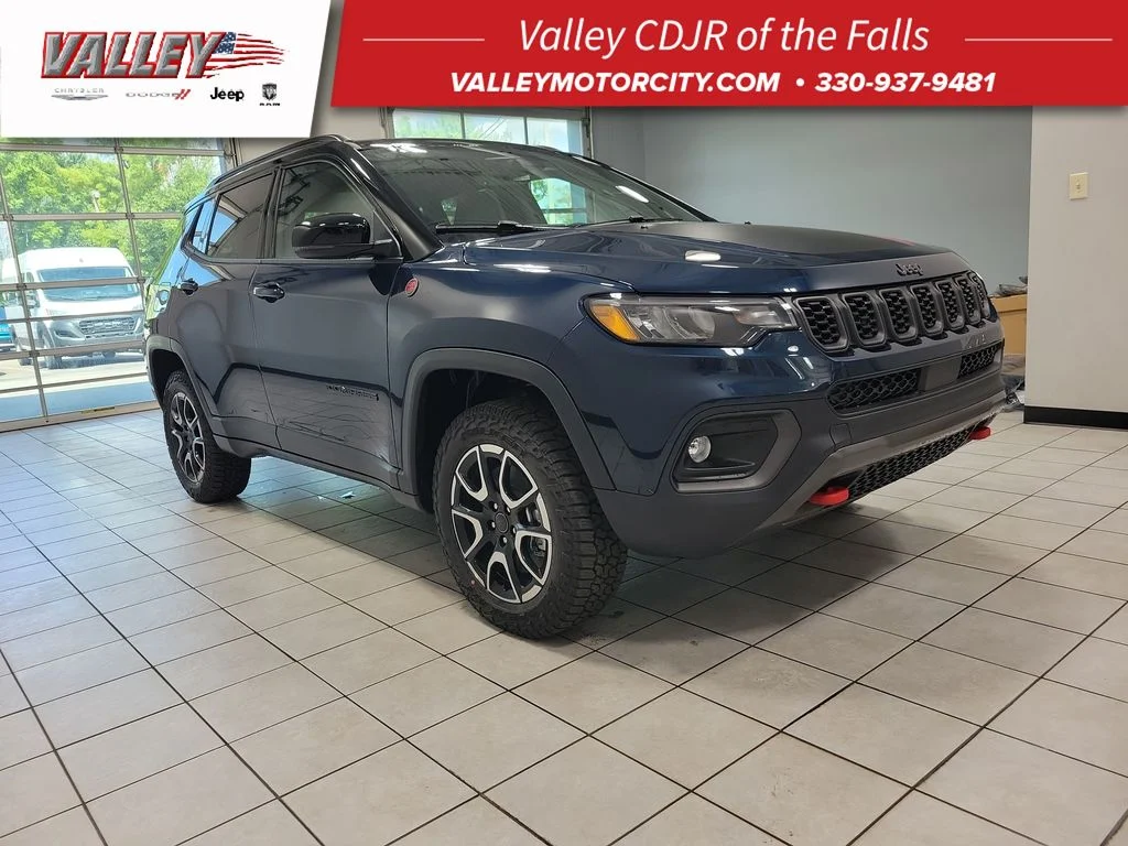 New 2026 Fathom Blue Pearl-Coat Exterior Paint Jeep Trailhawk image 1