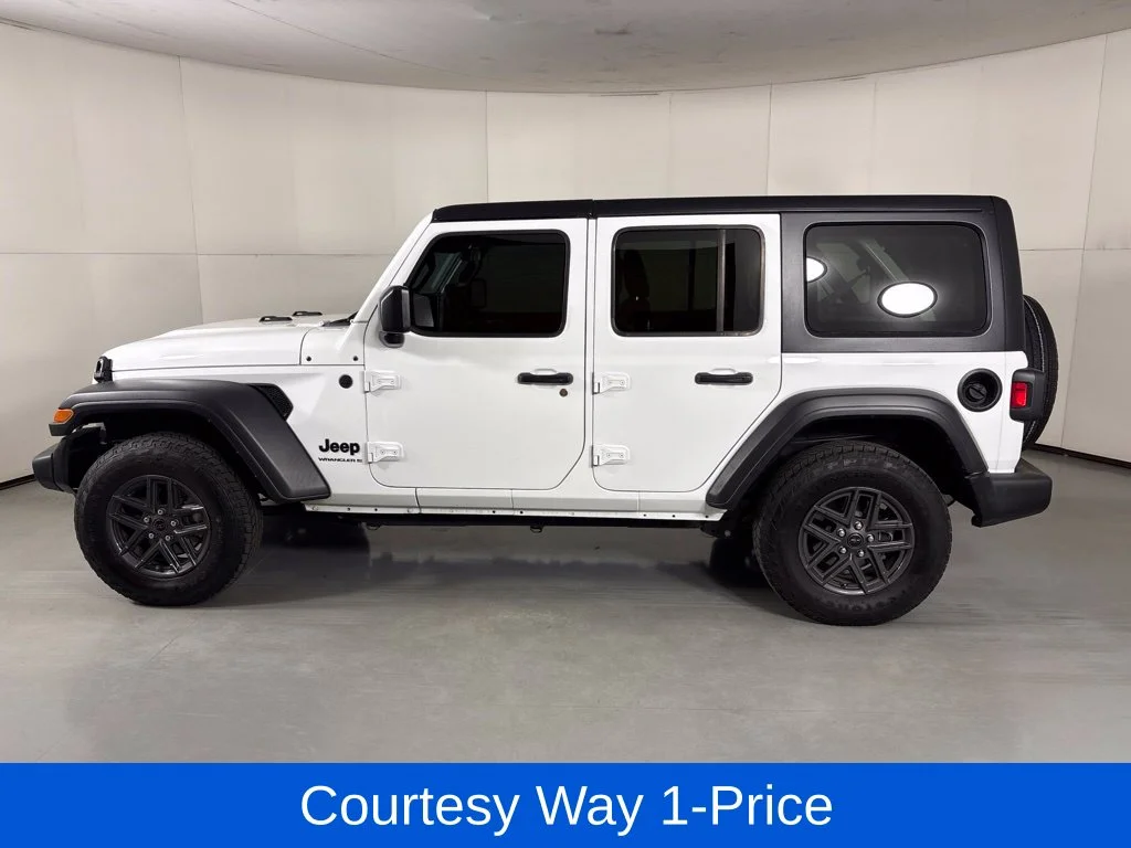 Used 2024 White Jeep Sport S image 6