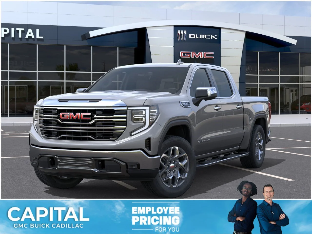 New 2026 Sterling Metallic GMC SLT image 1