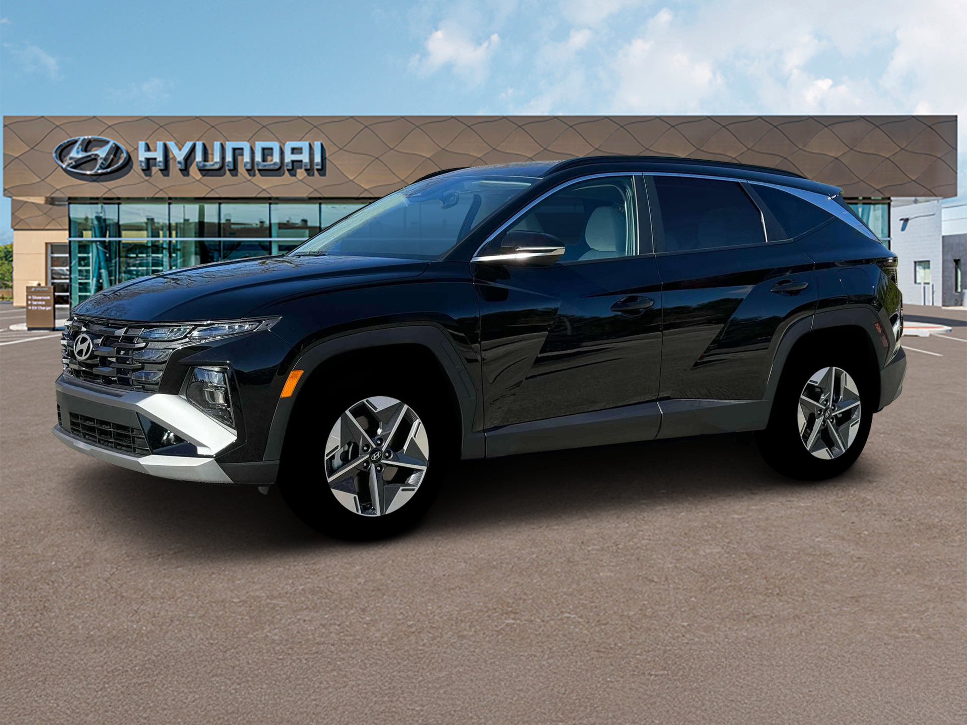 New 2025 Black Hyundai SEL Convenience AWD image 2
