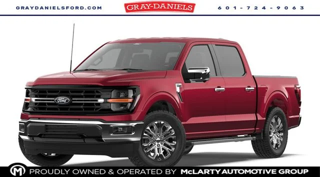 New 2026 Ruby Red Metallic Tinted Clearcoat Ford XLT image 1