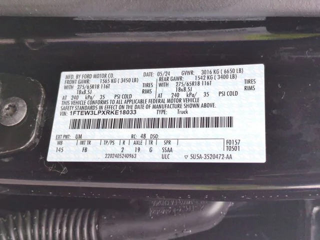 Used 2024 Black Ford XLT image 36