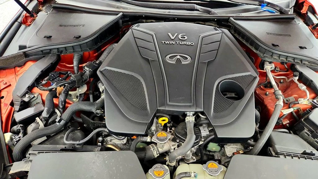 Used 2023 Dynamic Sunstone Red INFINITI LUXE AWD image 27
