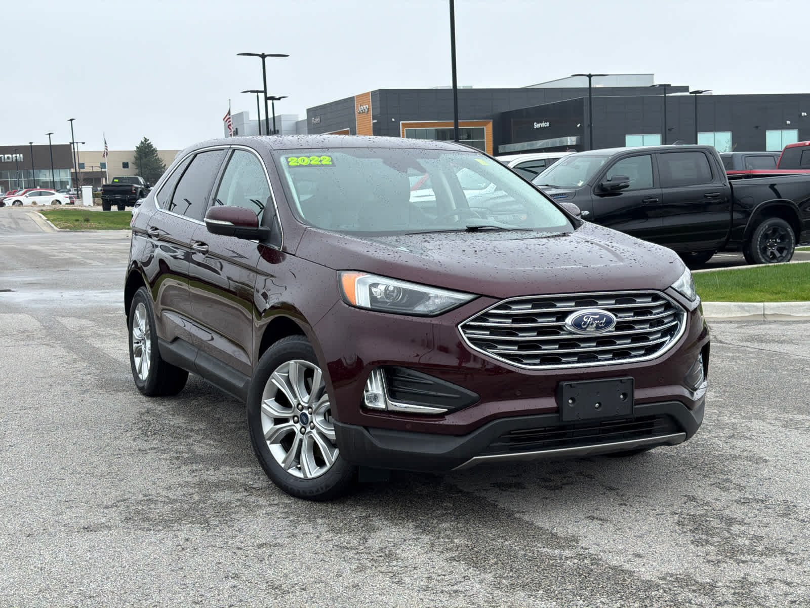 Used 2022 Ford Edge Titanium with VIN 2FMPK4K99NBA55480 for sale in Kansas City