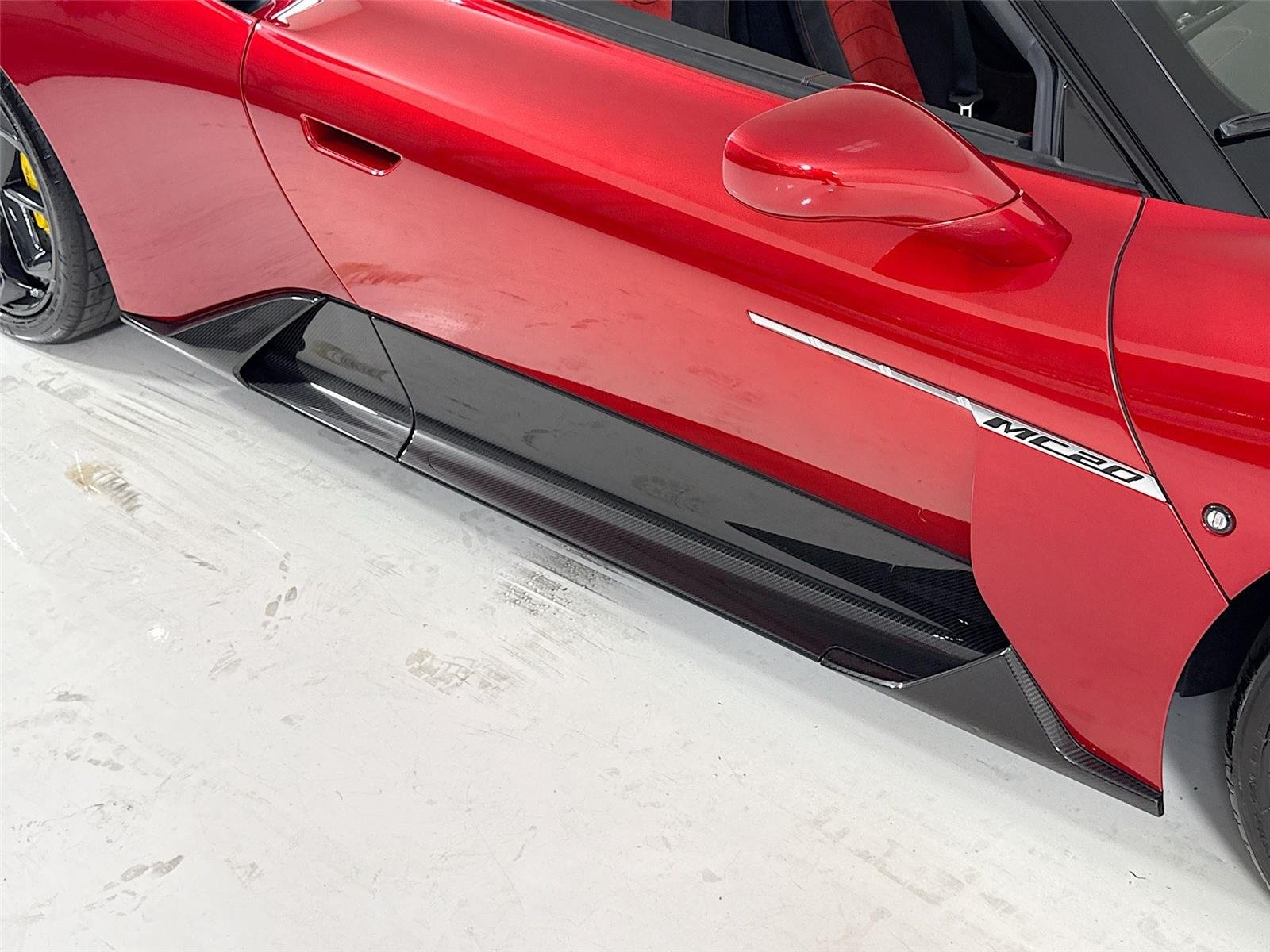 Used 2023 Exclusive Rosso Vincente Maserati Cielo Spider | $350k MSRP | Carbon Race Seats | Int & Ext Carbon image 38