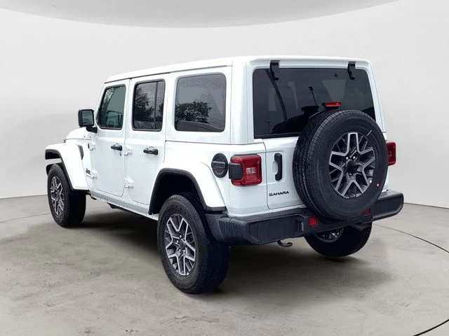 Certified Used 2025 Bright White Clearcoat Jeep Sahara image 3