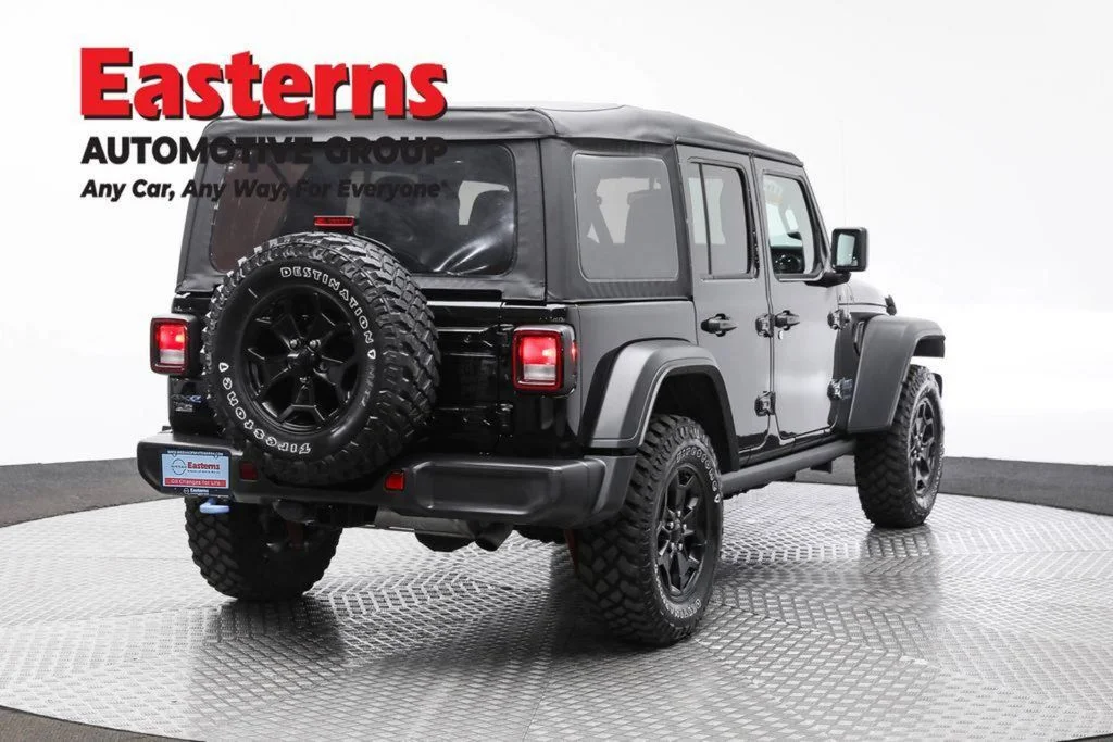 Certified Used 2023 Black Jeep Willys 4xe image 6