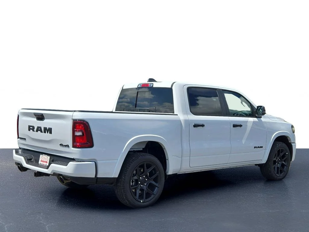 New 2026 Bright White Clear-Coat Exterior Paint RAM Laramie image 8